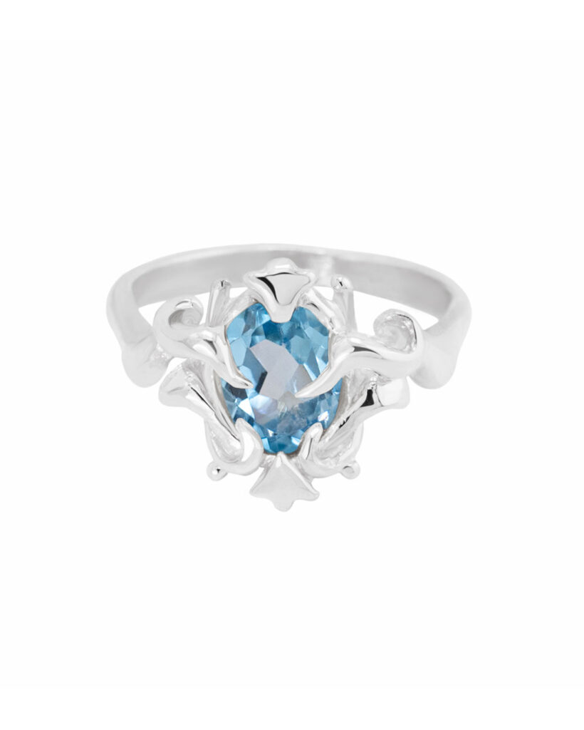 BIG BLUE FIRE RING